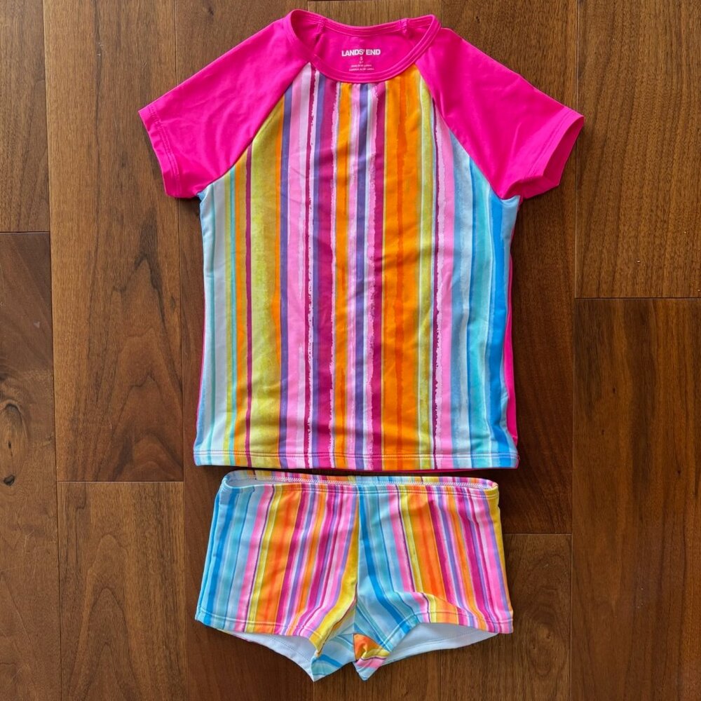 Lands' End | Girls Rashguard Set